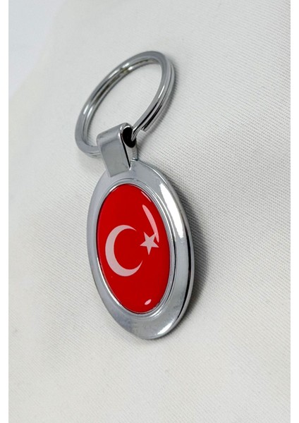 Kırmızı Ay Yıldız Metal Anahtarlık, Hediyelik Türk Bayrağı Anahtarlık indirimleri