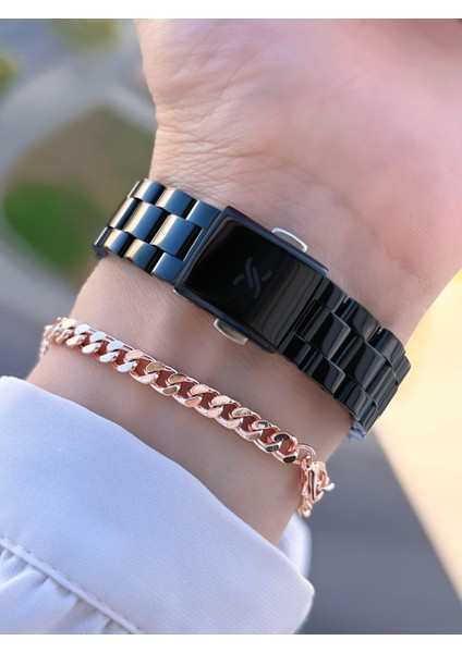 Çelik Kordon 30 mt Suya Dayanıklı Kadın Kol Saati+Bileklik BYN.10728.M7 modelleri