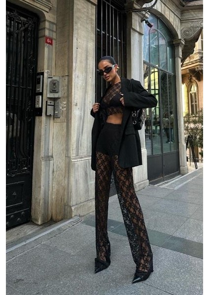 Evelyne Crop Dantelli Takım 9751-08 modelleri