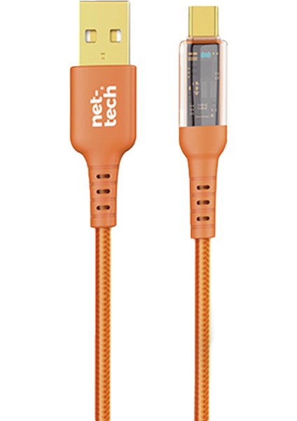 NT-DC34 18W Plastik 100 cm USB To Type-C Şarj ve Data Kablosu