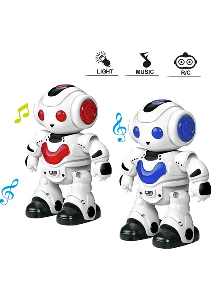Uzaktan Kumandalı Işıklı Müzikli Dans Eden Akıllı Robot - Eğitici Robot Oyuncak Hediyelik