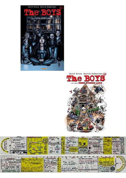 The Boys 3-4. Ciltler Çizgi Roman Seti + Mat. Öğreten Cetvel