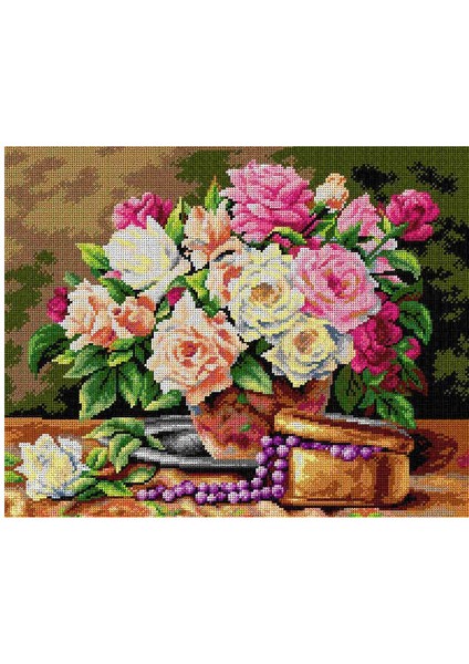 Baskılı Goblen Güzel Güller 2645 40*50 cm
