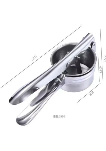 Paslanmaz Çelik Patates Ezici Büyük Hazneli | Patates Ezici Püre Yapıcı modelleri