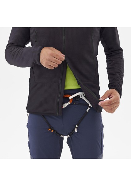 Fusıon Grıd H Erkek Kapşonlu Polar Ceket Tam Fermuarlı MIV9024 0247 fiyatları