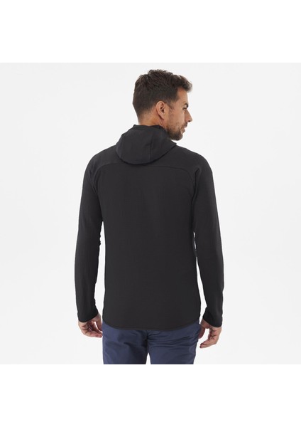 Fusıon Grıd H Erkek Kapşonlu Polar Ceket Tam Fermuarlı MIV9024 0247 indirimleri