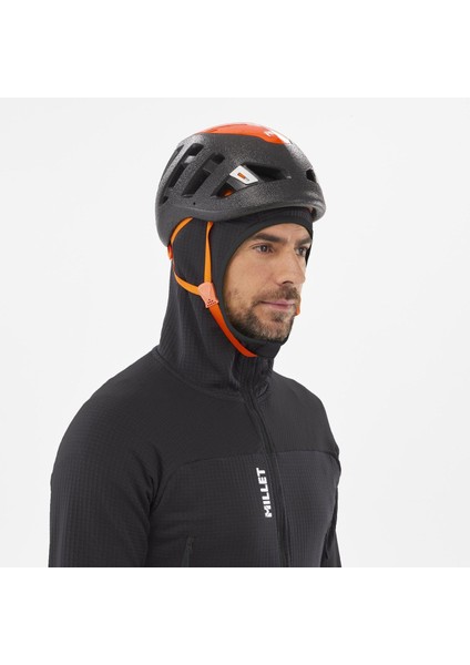 Fusıon Grıd H Erkek Kapşonlu Polar Ceket Tam Fermuarlı MIV9024 0247