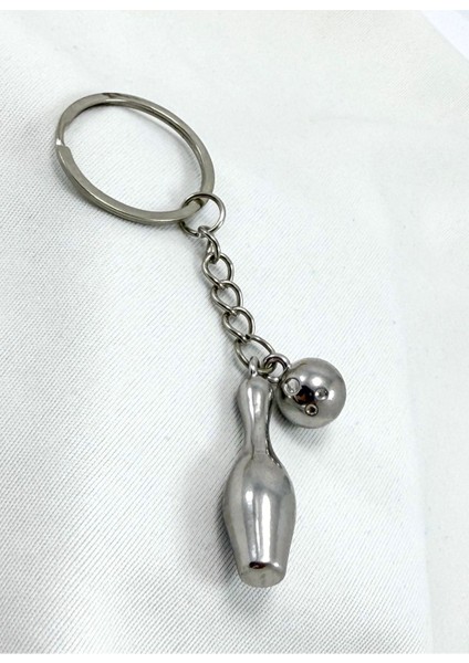 Metal Bowling Topu Labut Figürlü Anahtarlık, Spor Hediyelik Anahtarlık modelleri