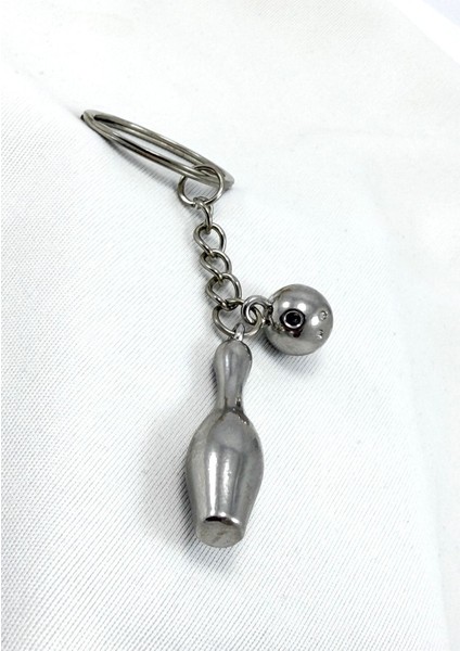 Metal Bowling Topu Labut Figürlü Anahtarlık, Spor Hediyelik Anahtarlık fırsatları