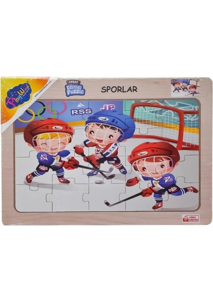 Ony-85-86-87-88 Ahşap Eğitici Puzzle Sporlar -Onyıl fiyatları