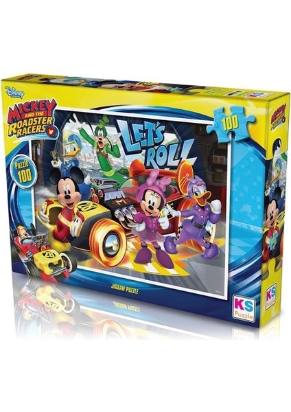 MCH714 Ks Mickey Mouse / 100 Parça Puzzle