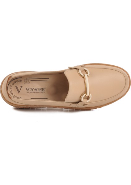 Bej Hakiki Deri Anatomik Kadın Casual Ayakkabı Z078 Z fırsatları