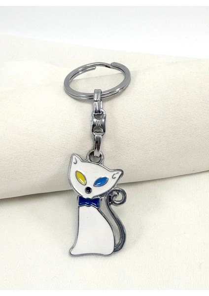 Metal Kedi Figürlü Anahtarlık, Hediyelik Kedili Anahtarlık fırsatları