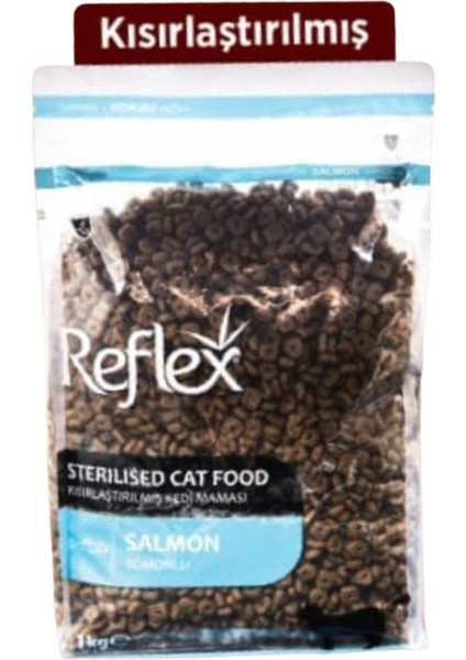 Somonlu Kısırlaştırılmıış Kedi Maması 1 kg