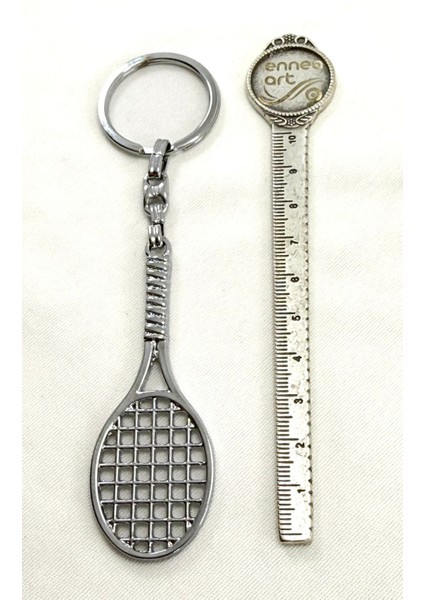 Metal Tenis Raketi Figürlü Anahtarlık, Hediyelik Anahtarlık fırsatları