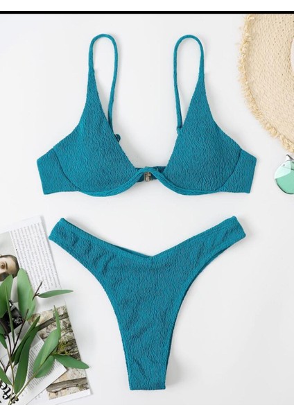 Astarsız Brezilyan Kesim Bikini, Çabuk Kuruyan Dokulu Bikini, Bikini, Takım Bikini, Çıkarılabilir Pedli Bikini