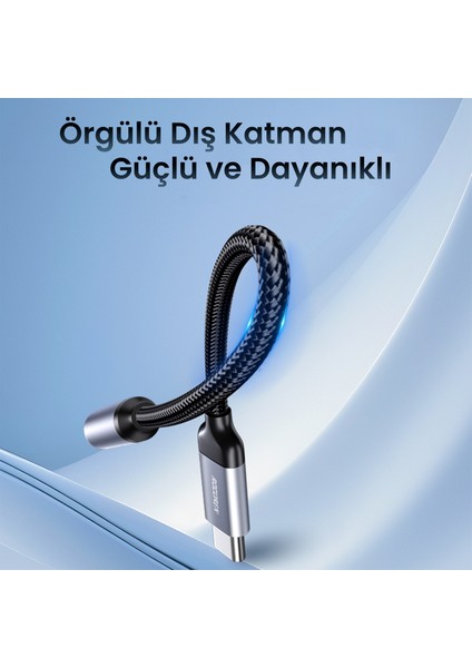 Dac Çipli Type-C To 3.5mm Jack Aux Ses Dönüştürücü Çevirici Kablo Adaptör