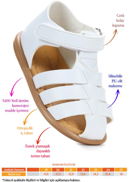 Lonpe İlk Adım Cırtlı Erkek Bebek Sandalet fiyatları