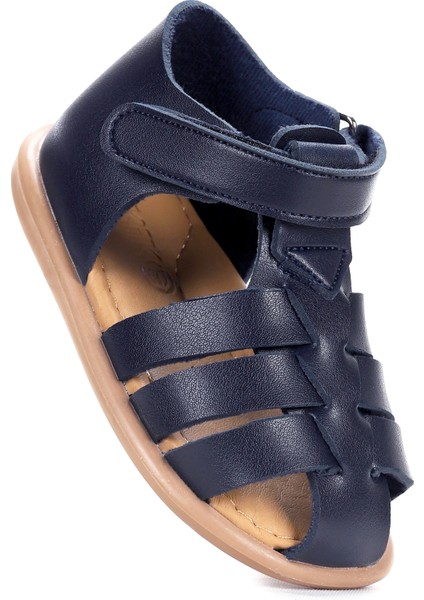 Lonpe İlk Adım Cırtlı Erkek Bebek Sandalet