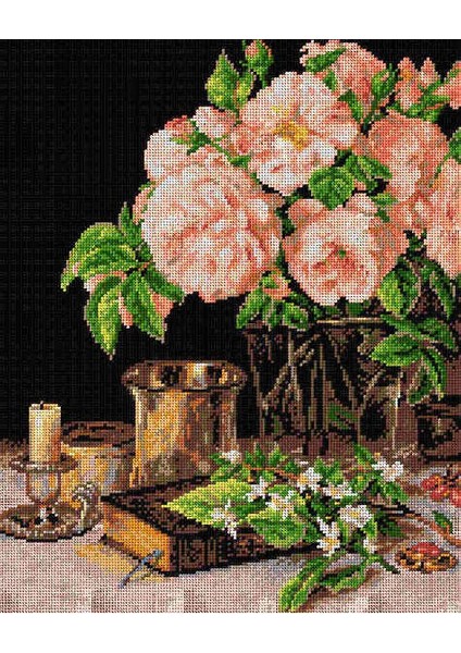 Baskılı Goblen Güller 2132 40*50 cm