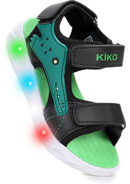 Arnı Günlük Işıklı Cırtlı Erkek Çocuk Sandalet Ayakkabı