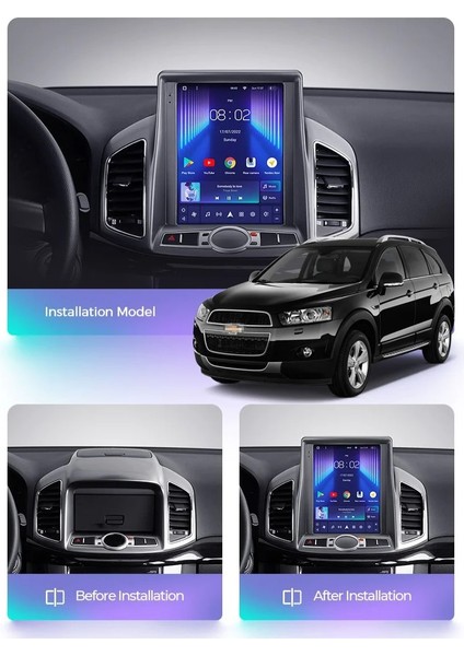 Chevrolet Captiva Tesla 2012/2013 4gb Ram 64GB Hafıza Carplay Kamera Android Multimedya modelleri