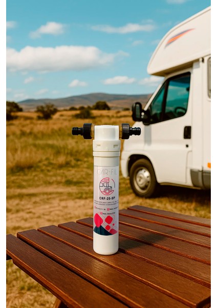 Karavan ve Tekne Tipi Su Arıtma Filtresi Çamur ve Pislik Önleyici Kartuşlu - Crf - 25 - Sp