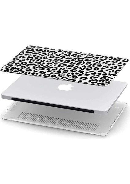 MacBook Air 15' A2941 A3114 Uyumlu Leopar Desenli Sert Kılıf - Isı Dağılımlı, Alt Kapak Havalandırmalı Koruma modelleri