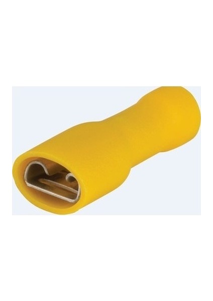 Izoleli Dişi Pabuç Ebat 0,8x4,75 Kablo Kesiti 0,5-1,5mm 200 Adet Paket