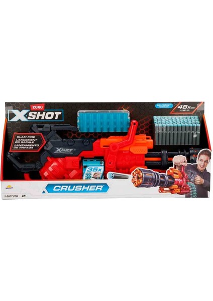 Zuru X-Shot Excel Crusher 48 Mermili Sünger Dart Atan Silah 67 cm