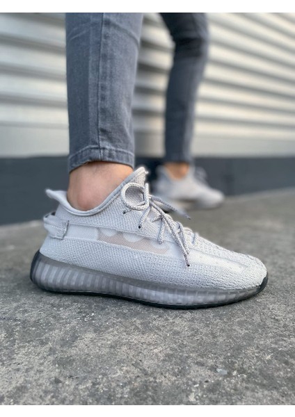 JY305 Pulse Bağcıklı Triko Unisex Günlük Spor Ayakkabı - Gri