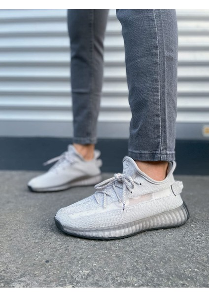 JY305 Pulse Bağcıklı Triko Unisex Günlük Spor Ayakkabı - Gri fiyatları