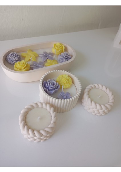 Dekoratif Mum Seti | Hediyelik Mum Seti |