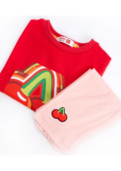 Kız Çocuk Penye Taytlı Takım modelleri