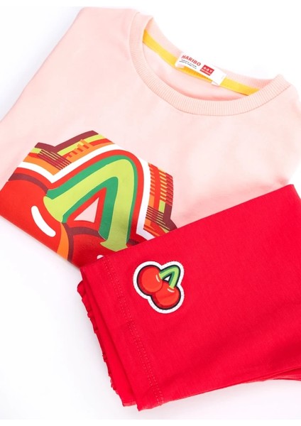 Kız Çocuk Penye Taytlı Takım modelleri