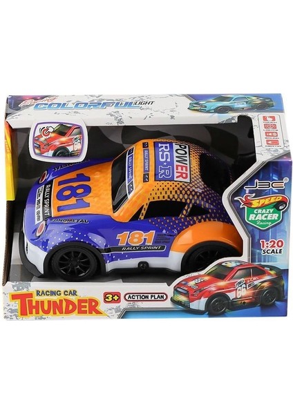 JU688-32-31 Neon Ledli Yarış Arabası -Birliktoys