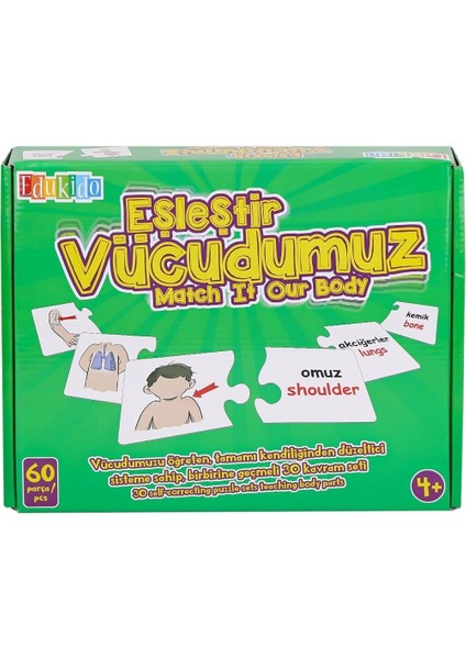 EDU-1008 Eşleştir Vücudumuz -Chiva