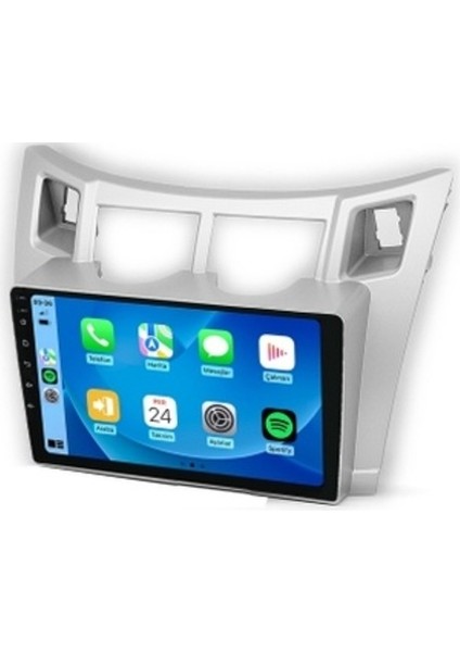 Toyota Yaris 2007-2011 Gri 6gb Ram 64GB Hafıza 8 Çekirdek Carplay Kamera Android Multimedya fırsatları