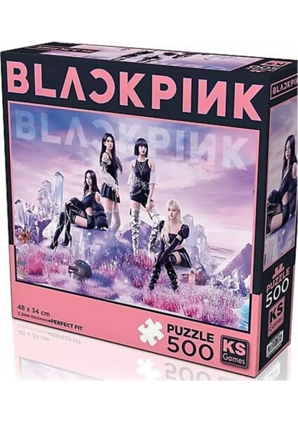 Ks Games Black Pink Puzzle 500 Parça 20069