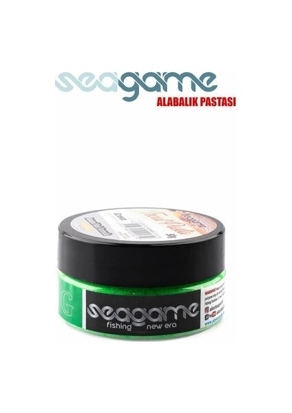 Seagame Trout Pasta Alabalık Hamuru Sarımsak Yeşil 50G