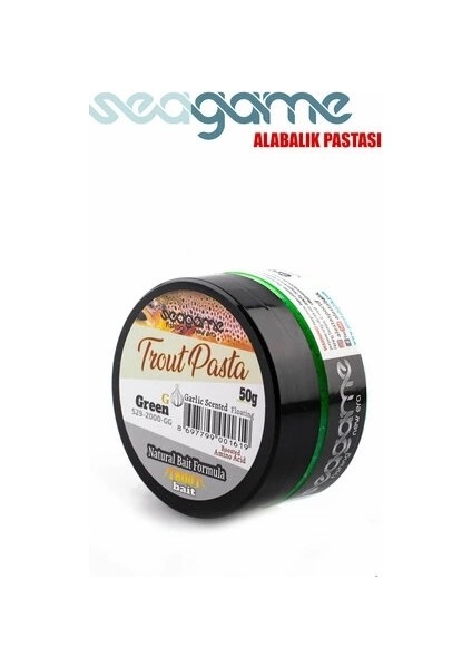 Seagame Trout Pasta Alabalık Hamuru Sarımsak Yeşil 50G