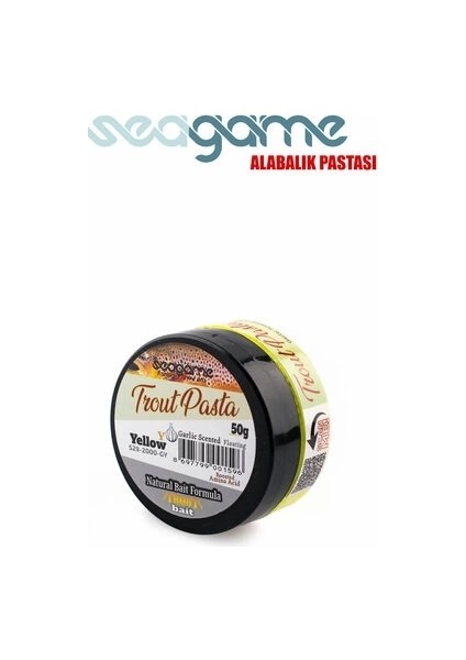 Seagame Trout Pasta Alabalık Hamuru Sarımsak Sarı 50G