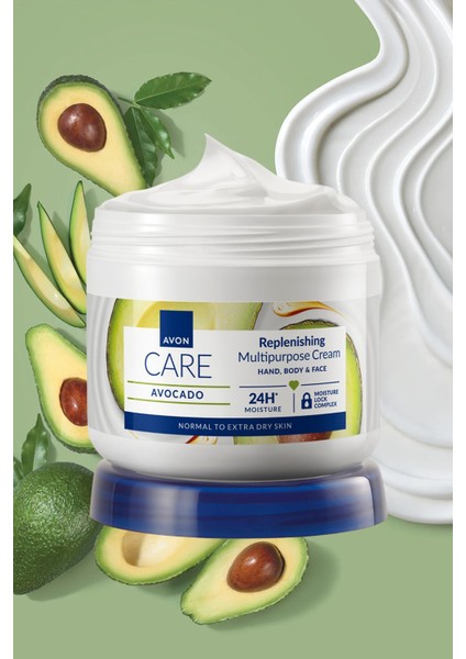 Multi-Biotics ve Avokado Özü Içeren Karpuz Kokulu Üçlü Çok Amaçlı Krem Paketi