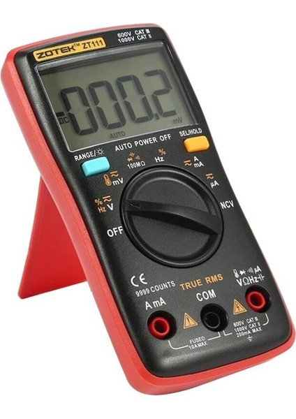 Zoyi ZT-111 Dijital Multimetre Ölçü Aleti Ac Dc Akım Gerilim Ölçer Ölçüm Cihazı