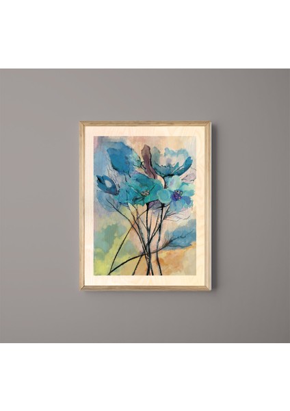 Trıple Art Flower Ahşap Tablo fırsatları