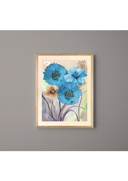 Trıple Art Flower Ahşap Tablo indirimleri
