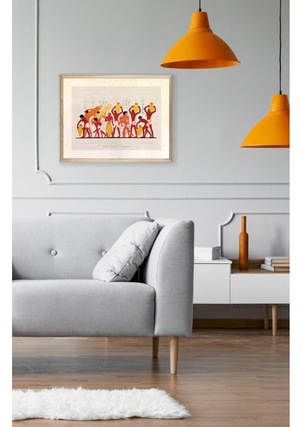 Egyptians Ahşap Tablo