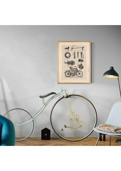 Motorcycle Ahşap Tablo modelleri