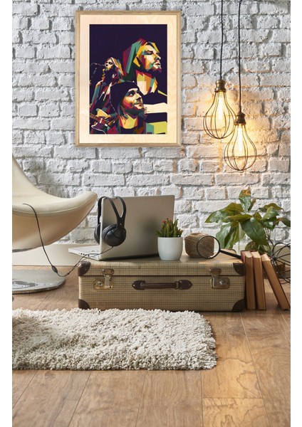 Curt Cobaın Ahşap Tablo