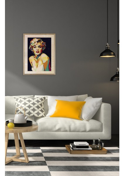 Marylin Monroe Ahşap Tablo
